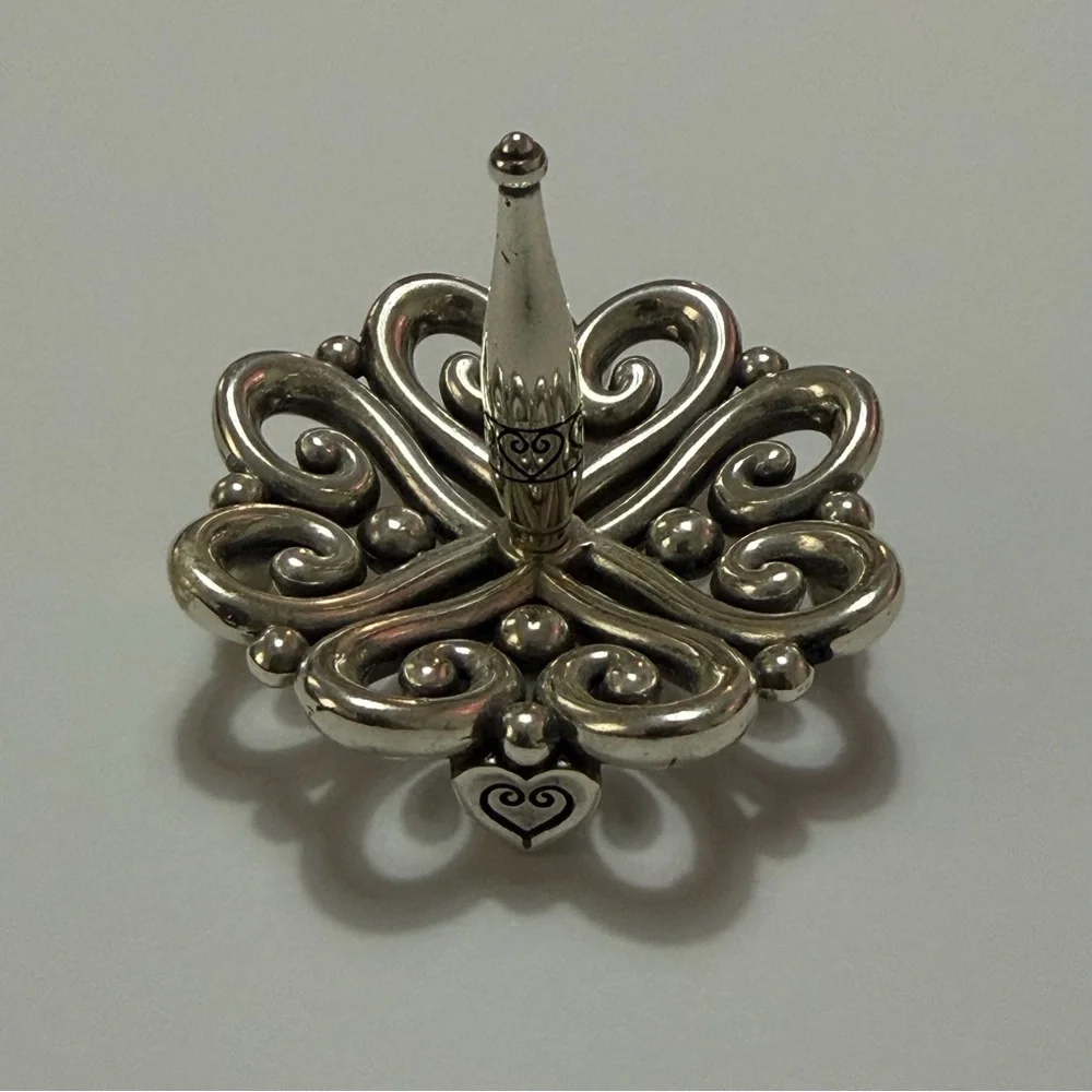 Brighton Alcazar Ring Holder Silver Tone Cute - Picture 2 of 8